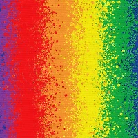 Fabric Editions Rainbow Ombre Cotton Fabric