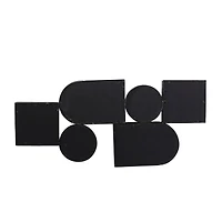 Brown Bamboo Modern Wall Shelf, 37" x 2" x 17"