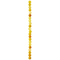 12 Pack: Yellow Agate Round Beads, 8mm by Bead Landing™
