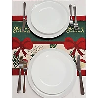 Wizardi 13.75" x 71" Festive Holiday Tree Christmas Table Runner
