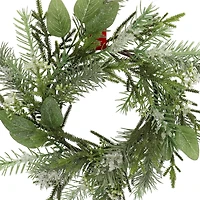 12" Mini Icy Pine Wreath by Ashland®