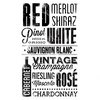 RoomMates Wine Lovers Peel & Stick Wall Decals