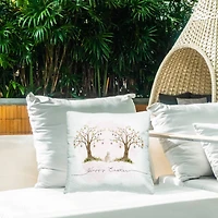 Stupell Industries Easter Egg Trees Outdoor Printed Pillow