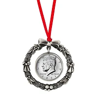 JFK 2021 Half Dollar Wreath Ornament