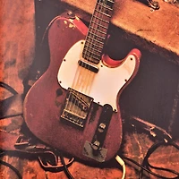 American Art Decor Grand Ole Opry Lacquer Guitar Canvas in an L Frame - 12" x 18"