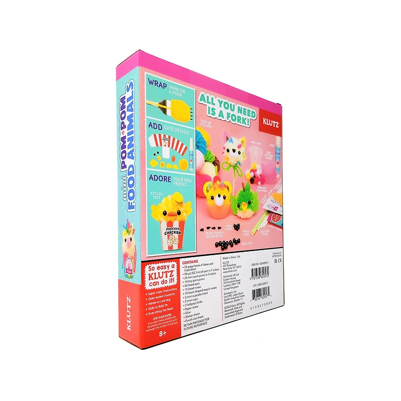 Mini Pom-Pom Food Animals