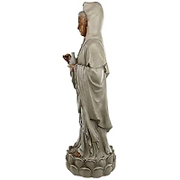 Design Toscano 2ft. Goddess Guan Yin Standing on a Lotus Statue