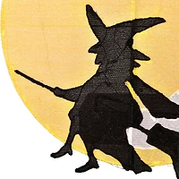 41" Moon & Flying Witch with LED Lights