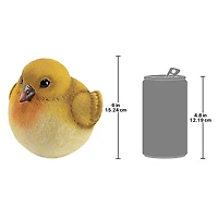 Design Toscano 8.5" Yellow Warbler Burly Bird Statue