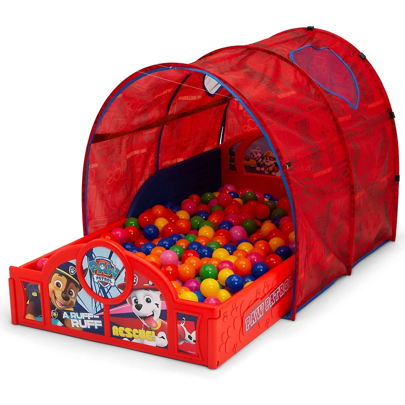 Delta Children Nick Jr. PAW Patrol Sleep & Play Toddler Bed with Tent
