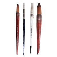 Silver Brush Limited Atelier™ 4 Piece Quills Medium Brushes Set