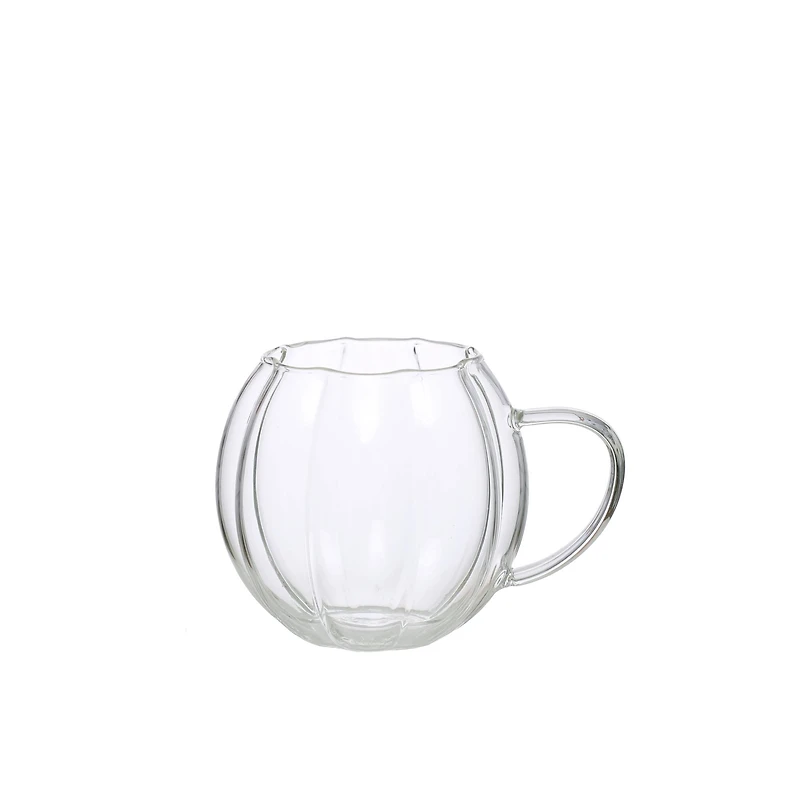 11.8oz. Clear Pumpkin Shape Glass Mug by Ashland®