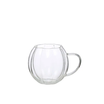11.8oz. Clear Pumpkin Shape Glass Mug by Ashland®