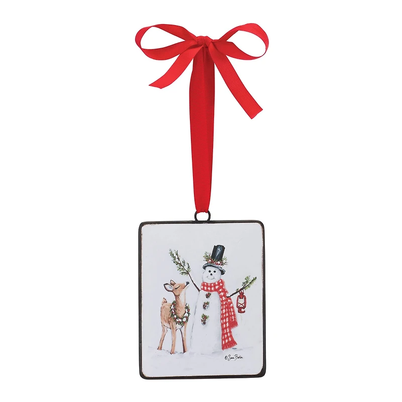 12ct. Snowman & Deer Ornament