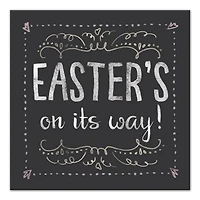 Easter Chalk Canvas Wall Art