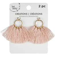 Creations Gold Round Tassel Charms by Bead Landing™