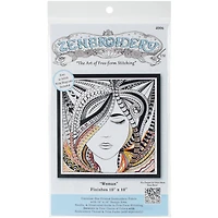 Design Works™ Zenbroidery Woman Stamped Embroidery Kit