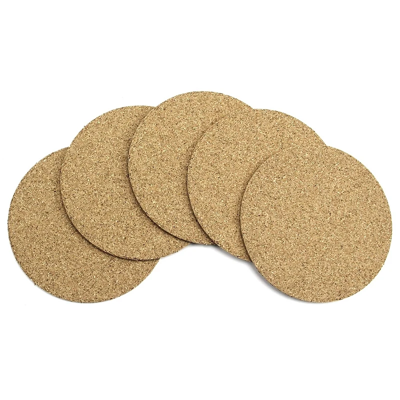 Hygloss® 4" Round Cork Coasters, 6ct.