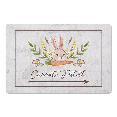 Bunny And Carrot Mat 27" x 18" Floor Mat