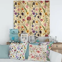 Designart - Wildflowers Floral Pattern II