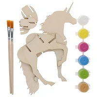 Leisure Arts® Paint It! Build It! Wood Unicorn Kit