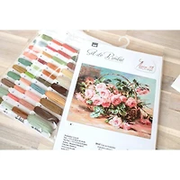Luca-S Basket of Roses Counted Cross Stitch Kit