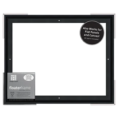 Ampersand™ Art Black 7/8" Floaterframe