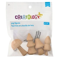 Mushroom & Tree Peg Figures by Creatology™