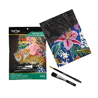 Brea Reese™ 9" x 12" Jungle Joy Scratch Art Paper Pad