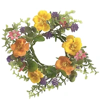 5ft. Yellow Floral Mix Coiled Garland by Ashland®