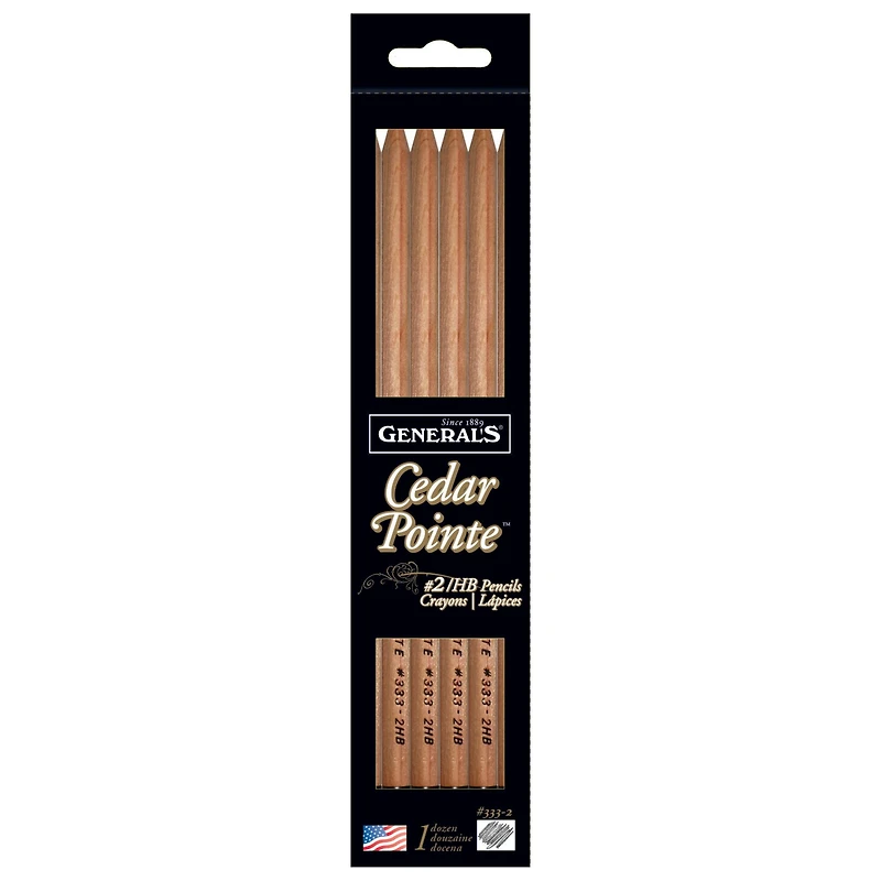 General's® Cedar Pointe™ No. 2 Pencil Set, 12ct.