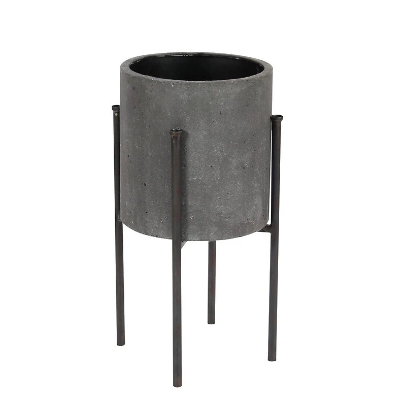 Modern Metal Planter Set