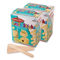 Charles Leonard Creative Arts™ Jumbo Natural Craft Sticks, 2 Packs of 500