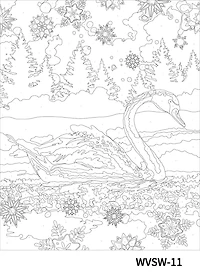 16" x 20" Swan Paint-by-Number Kit by Artist's Loft™