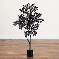 4ft. Artificial Halloween Black Sumac Tree