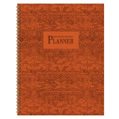 TF Publishing 2025 Large Baroque Marigold Weekly Monthly Spiral Planner