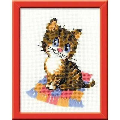 RIOLIS Kitten Counted Cross Stitch Kit