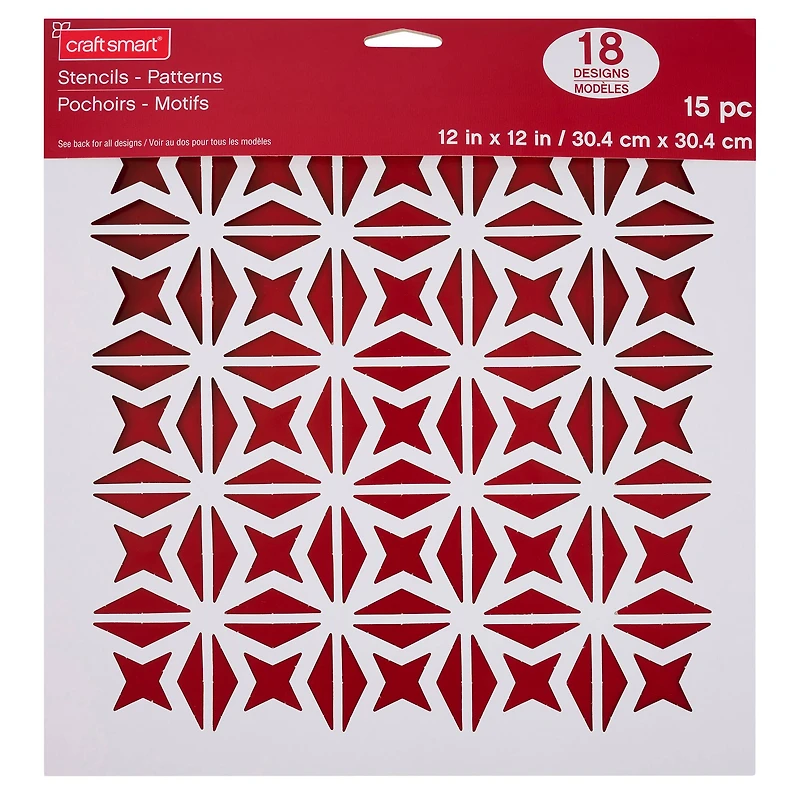 Pattern Stencils by Craft Smart®, 12" x 12"