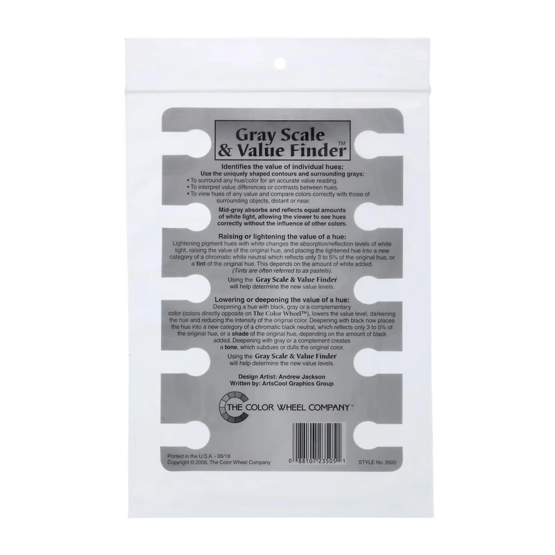 Color Wheel Co™ Gray Scale and Value Finder™