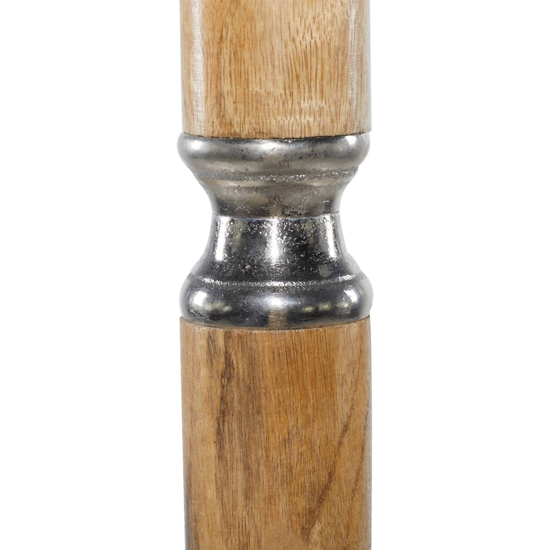 Silver Mango Wood Traditional Coat Rack, 72" x  19" x  19"