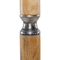 Silver Mango Wood Traditional Coat Rack, 72" x  19" x  19"