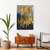 Gold And Glam Abstract 24" x 36" Canvas Wall Art