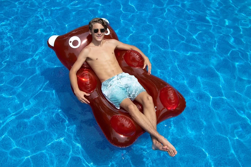 Swimline 60" Inflatable Red Gummy Bear Pool Float