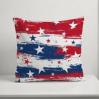 18" Distressed Stars & Stripes Indoor Outdoor Pillow