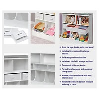 Badger Basket Combo Bin Storage Unit With Three Baskets