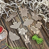 Wonderland Crafts Nature Embroidery Wood Blanks Set