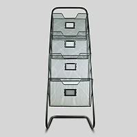 3ft. Metal Mesh Magazine Rack