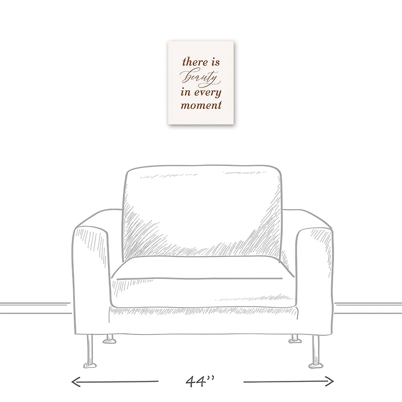 Beauty in Every Moment 11" x 14" Canvas Wall Art