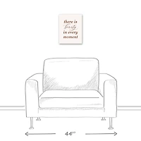 Beauty in Every Moment 11" x 14" Canvas Wall Art