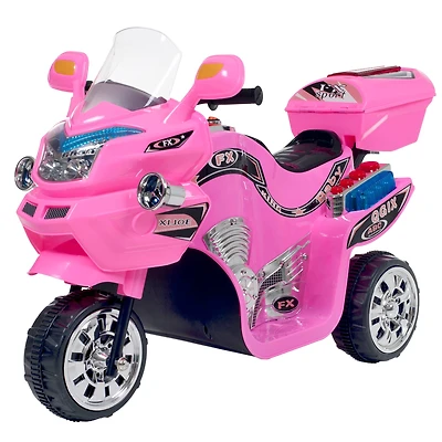 Toy Time Pink Battery Powered Ride-On Motorcycle